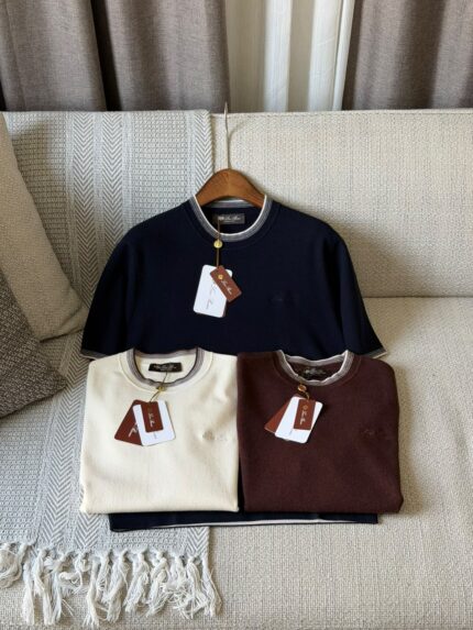 Loro Piana Cashmere Crewneck T-Shirts