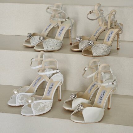 Jimmy Choo Sacora 100 Embellished Heels