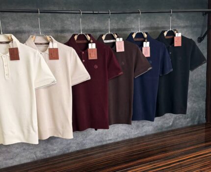 Loro Piana Knitted Cotton & Silk Polo Shirts