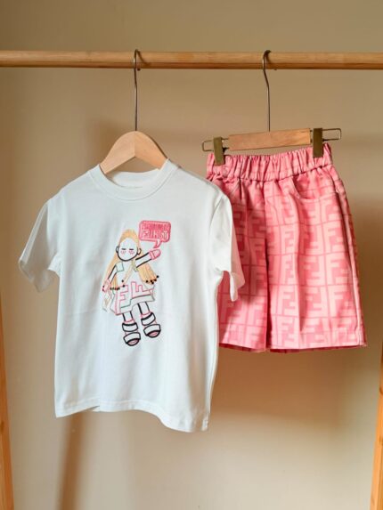 Fendi Kids Baby Girl 2-Piece Set