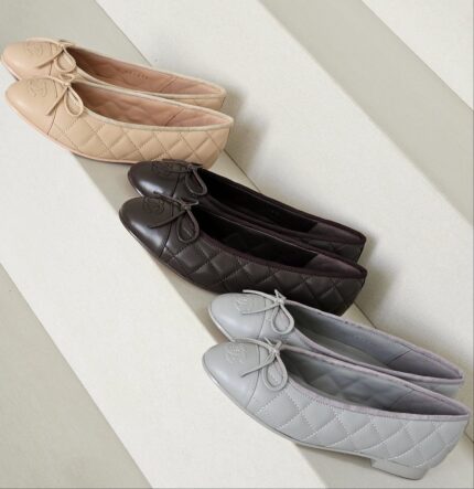 Chanel Classic Quilted Leather Ballerina Flats