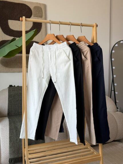 Loro Piana Linen Summer Drawstring Trousers