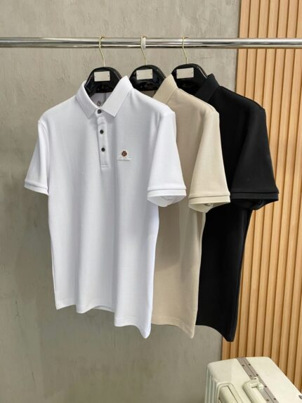 Loro Piana Logo Embroidered Polo Shirts