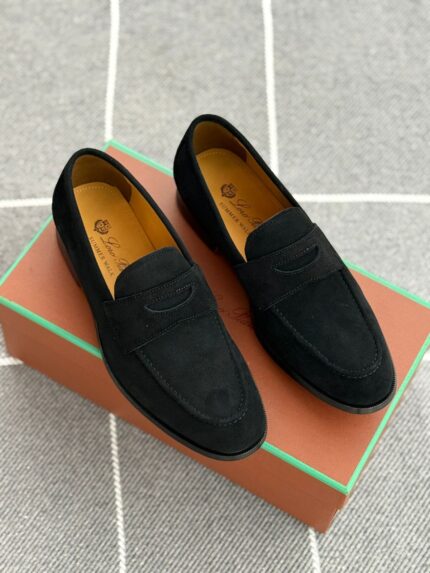Loro Piana Summer Walk Suede Loafers