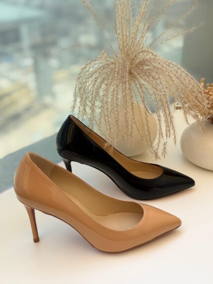 Christian Louboutin Kate 85 Patent Leather Pointed Pumps