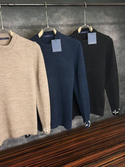 Louis Vuitton Crewneck Wool-Cashmere Sweaters