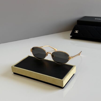 Chanel Oval CC Logo Sunglasses