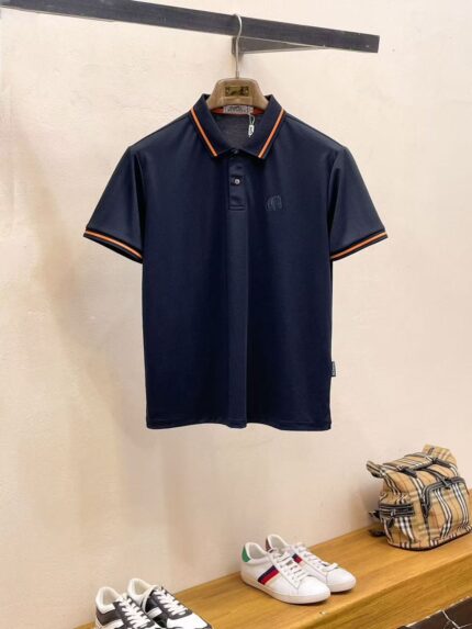 Hermes Contrast Trim Polo