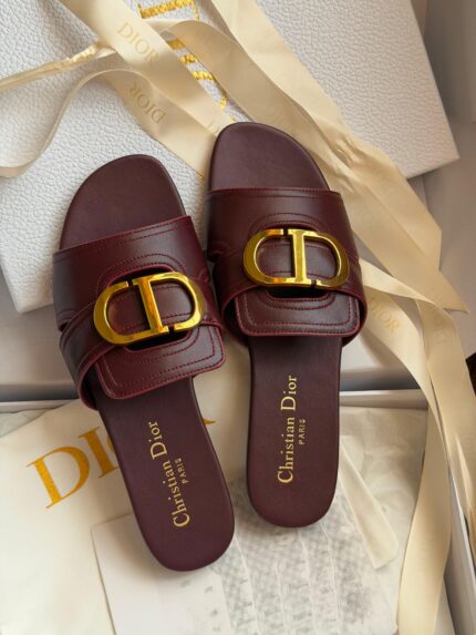 Christian Dior Flat Slide Sandals