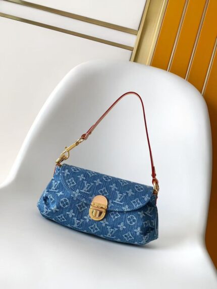 Louis Vuitton Monogram Denim Pochette Bag