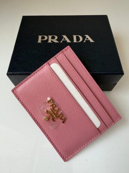 Prada Saffiano Leather Card Holders