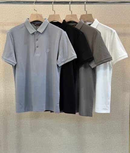 Loro Piana Ribbed Polo Shirts