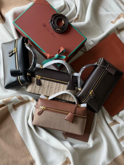 Loro Piana Extra Pocket L19 Top Handle Bags