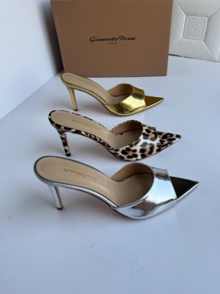 Gianvito Rossi Elle Mule Heels