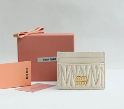 Miu Miu Matelassé Card Holders