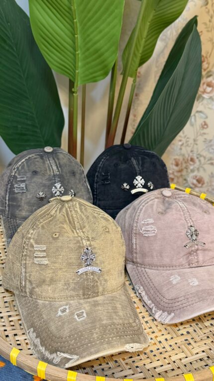Chrome Hearts Distressed Baseball Caps