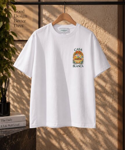 Casa Blanca Crest Oversized T-Shirts
