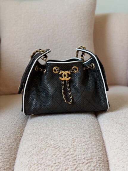 Chanel Raffia Bucket Bags