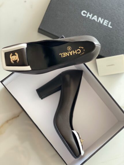 Chanel Square-Toe Pump