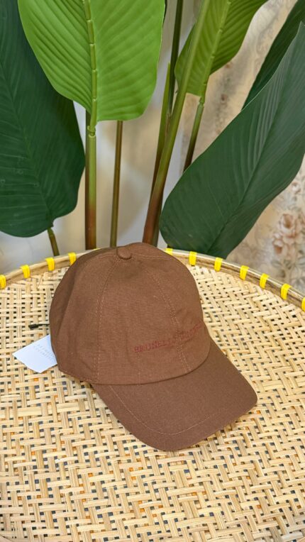 Brunello Cucinelli Logo Baseball Caps