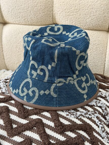 Gucci Jumbo GG Denim Bucket Hats