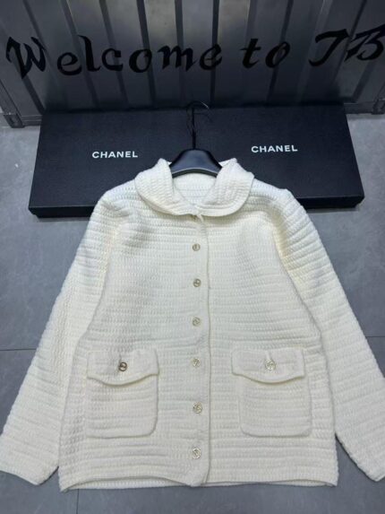 Chanel Bouclé Knit Cardigan