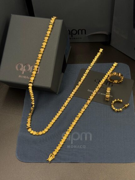 APM Monaco Pyramid Spike Jewelry Sets