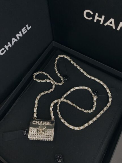 Chanel Mini Flap Bag Pendant Necklaces