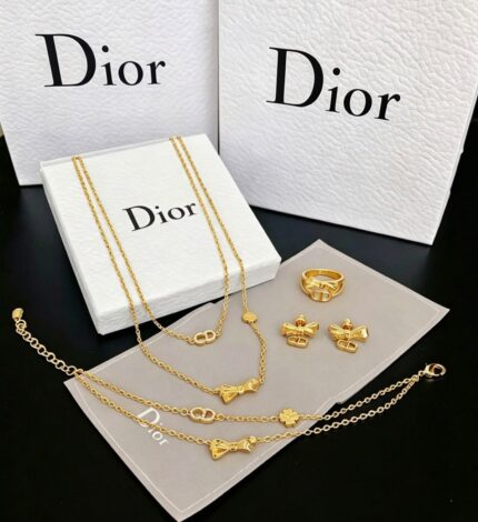 Christian Dior Bow & CD Signature Jewelry Sets