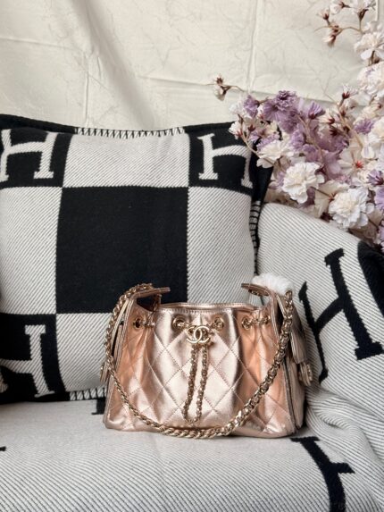 Chanel Metallic Bucket Bags