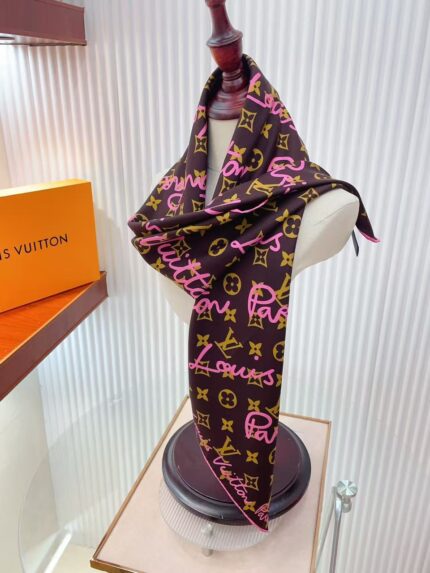 Louis Vuitton Monogram Graffiti Square Scarf