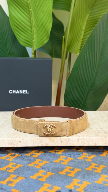 Chanel Suede CC Belts