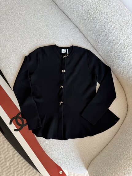 Christian Dior Bow Button Cardigan