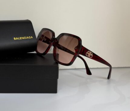 Balenciaga BB Logo Oversized Square Sunglasses