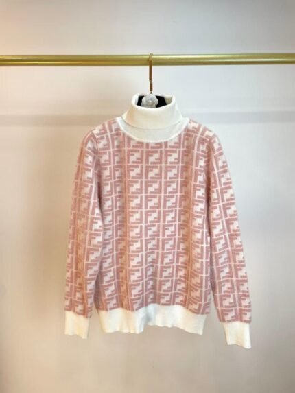 Fendi FF Zucca Turtleneck Sweater