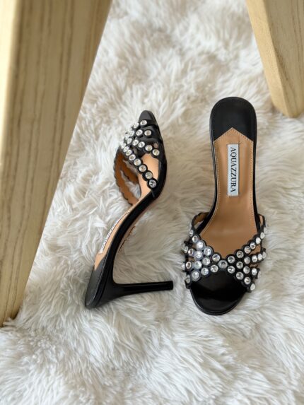 Aquazzura Tequila Crystal Mules
