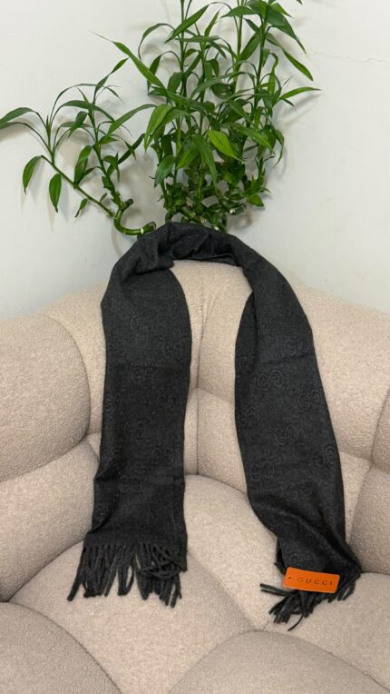 Gucci GG Jacquard Wool Scarf