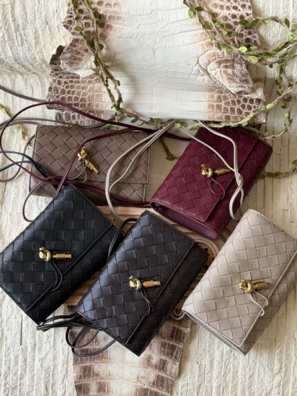 Bottega Veneta Andiamo Clutches with Chain Strap