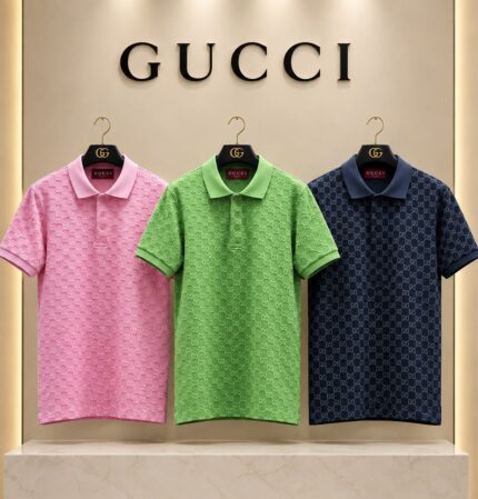 Gucci GG Monogram Jacquard Polo Shirts