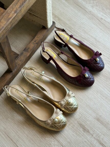 Christian Dior Ballet Slingback Flats