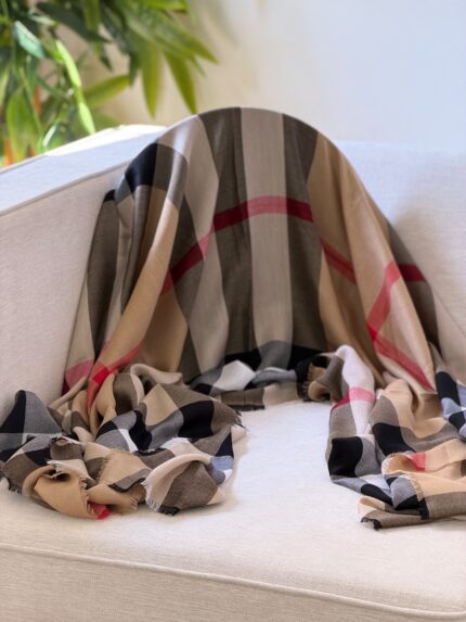Hermès Cashmere Blend Tartan Shawls