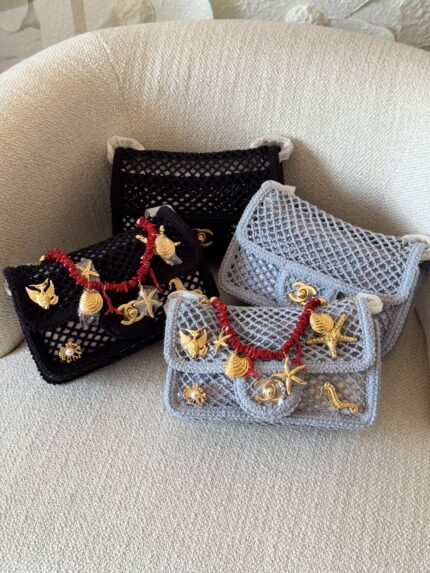 Chanel Crochet Mesh Flap Bags