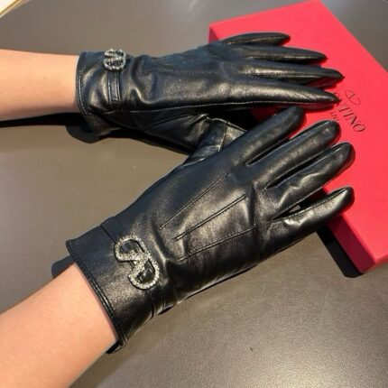 Valentino VLogo Signature Leather Gloves
