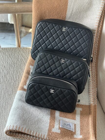 Chanel Quilted Cosmetic Pouches