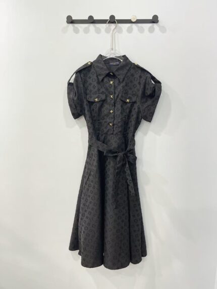 Louis Vuitton Monogram Jacquard Shirt Dresses