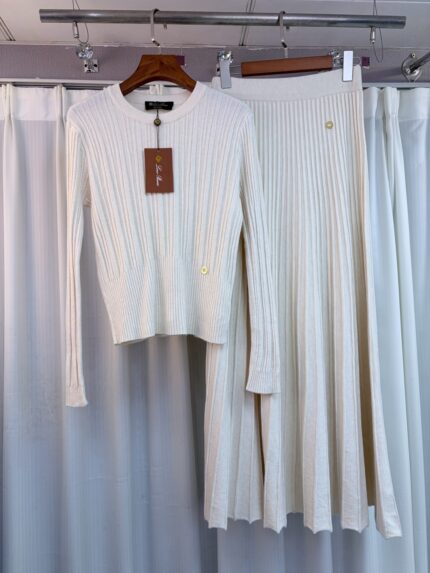 Loro Piana Ribbed Knit Co-Ord Sets
