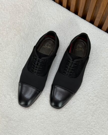 Christian Louboutin Cap-Toe Lace-Up Shoes