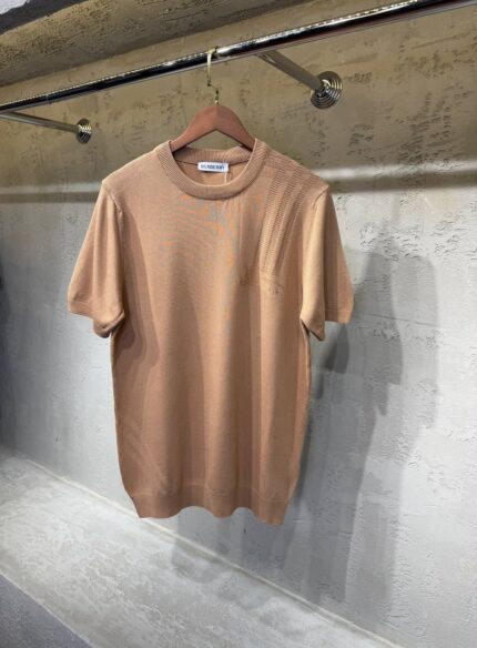 Burberry Textured Knit T-Shirts