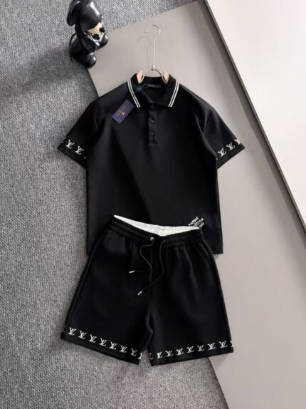 Louis Vuitton Embroidered  Polo Co-Ord Set