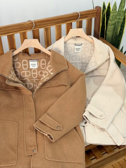 Hermès Reversible Chaine d'Ancre Wool Field Jackets